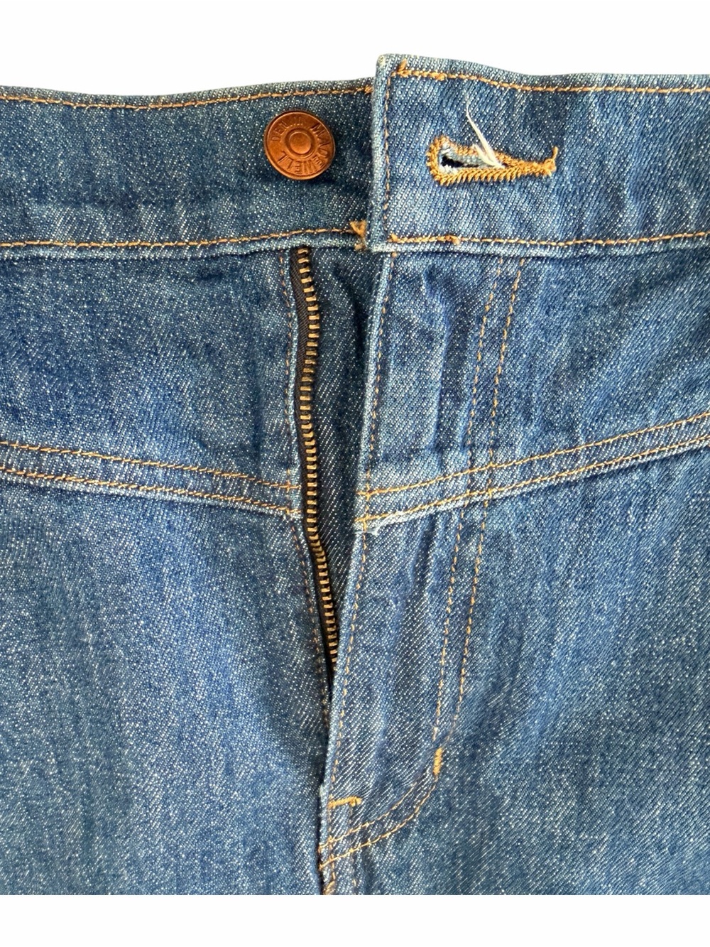 Madewell Dark Blue Stretch Denim A-Line Mini Skirt Women’s size 29 - Picture 7 of 10